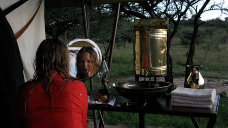 Camping in the Serengeti